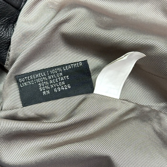 Wilson's Leather Black Button Jacket Size XL - Picture 8 of 9